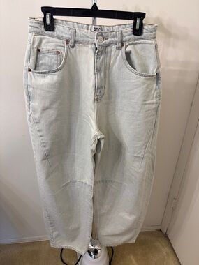 BDG Light Wash Wide Leg Jeans